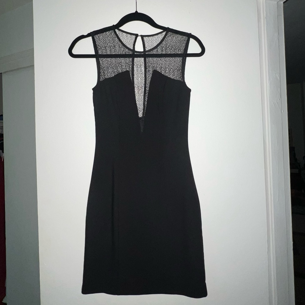 NWT H&M Mesh Little Black Dress
